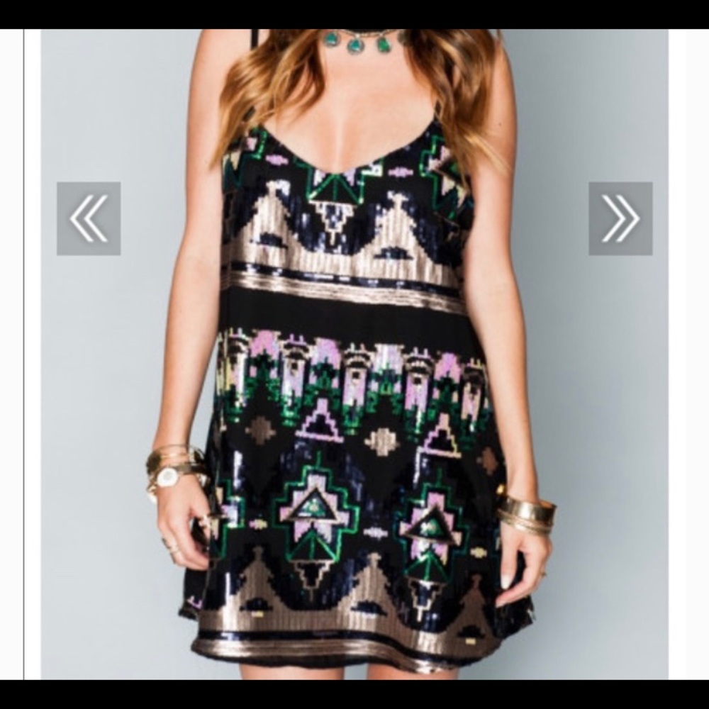 Show Me Your Mumu Criss Cross Applesauce Sequin